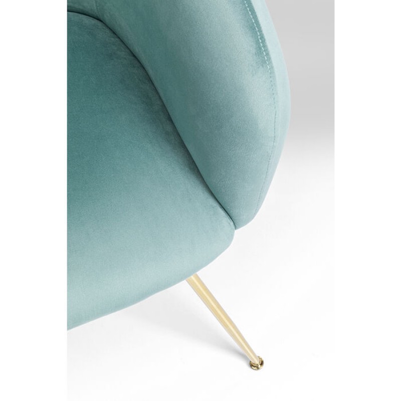 Chair with Armrest Lorena Turquoise